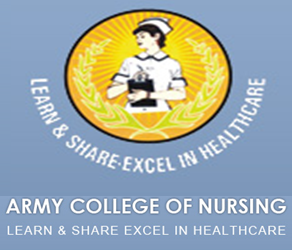 Army college of nursing logo